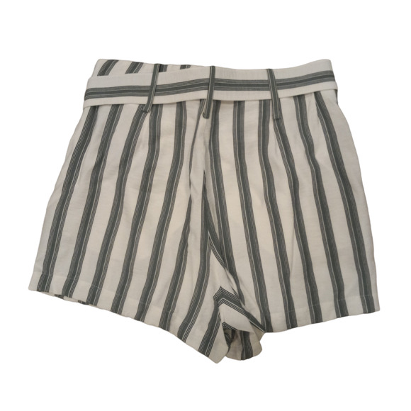 NWT 1State Sage Striped Tie Elastic Shorts - Picture 3 of 6